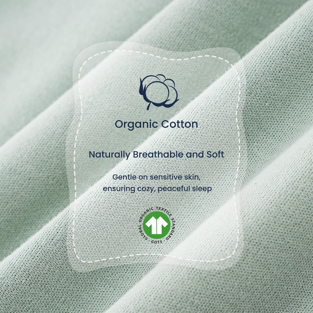 Kaiya Baby sleep sack secure neckline protects skin and prevents slipping