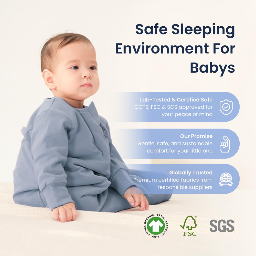Kaiya Baby wear-ready sleep sack for toddlers on the move.