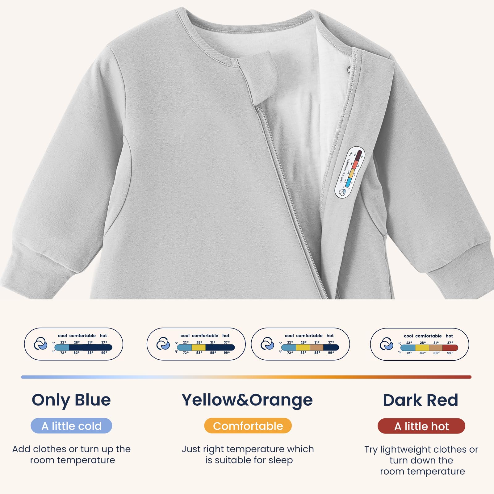 Kaiya Baby sleep sack care guide emphasizes durability and washability.