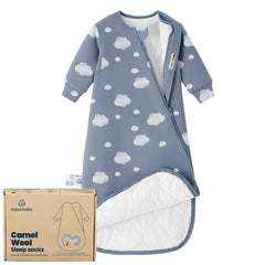 Kaiya Baby sleeping bag front view shows cozy wearable blanket for safe sleep
