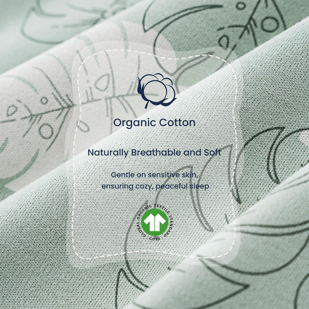 Kaiya Baby dual zipper design for easy night time diaper changes.
