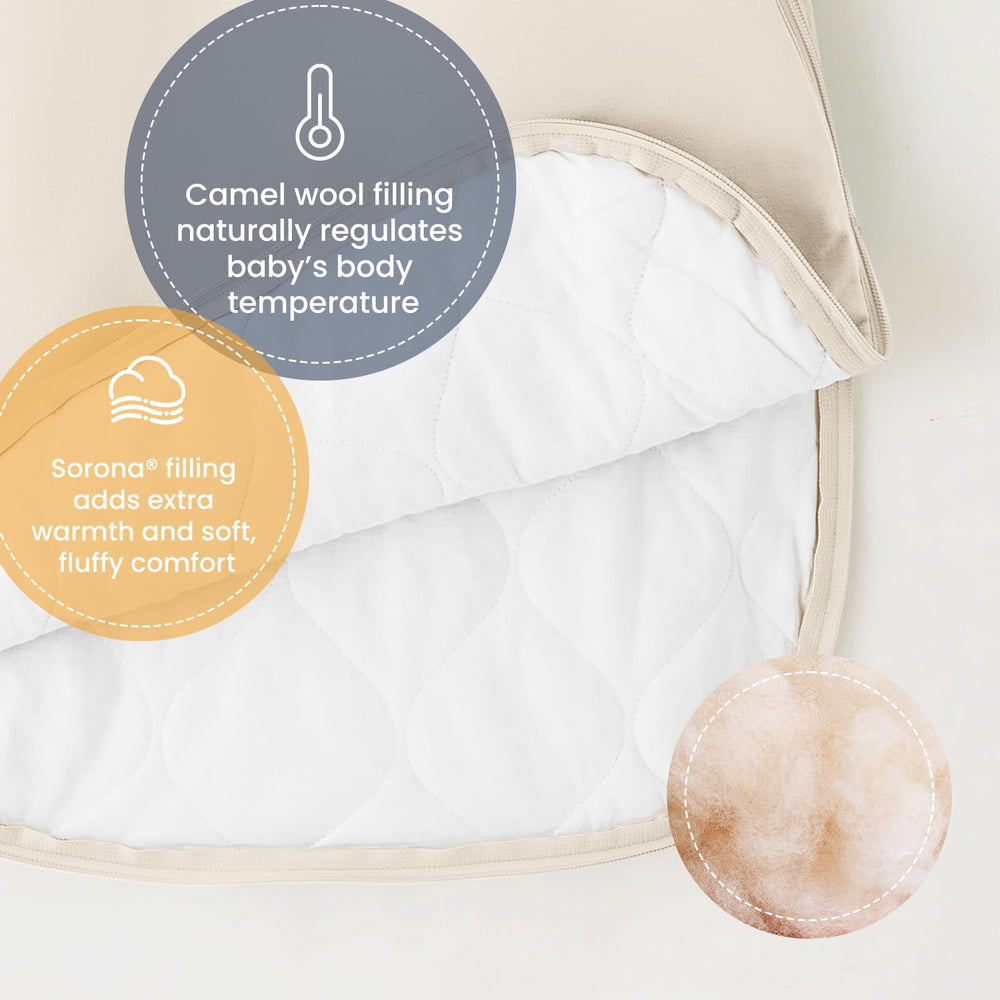 Kaiya Baby sleeping bag dual zipper design for easy access