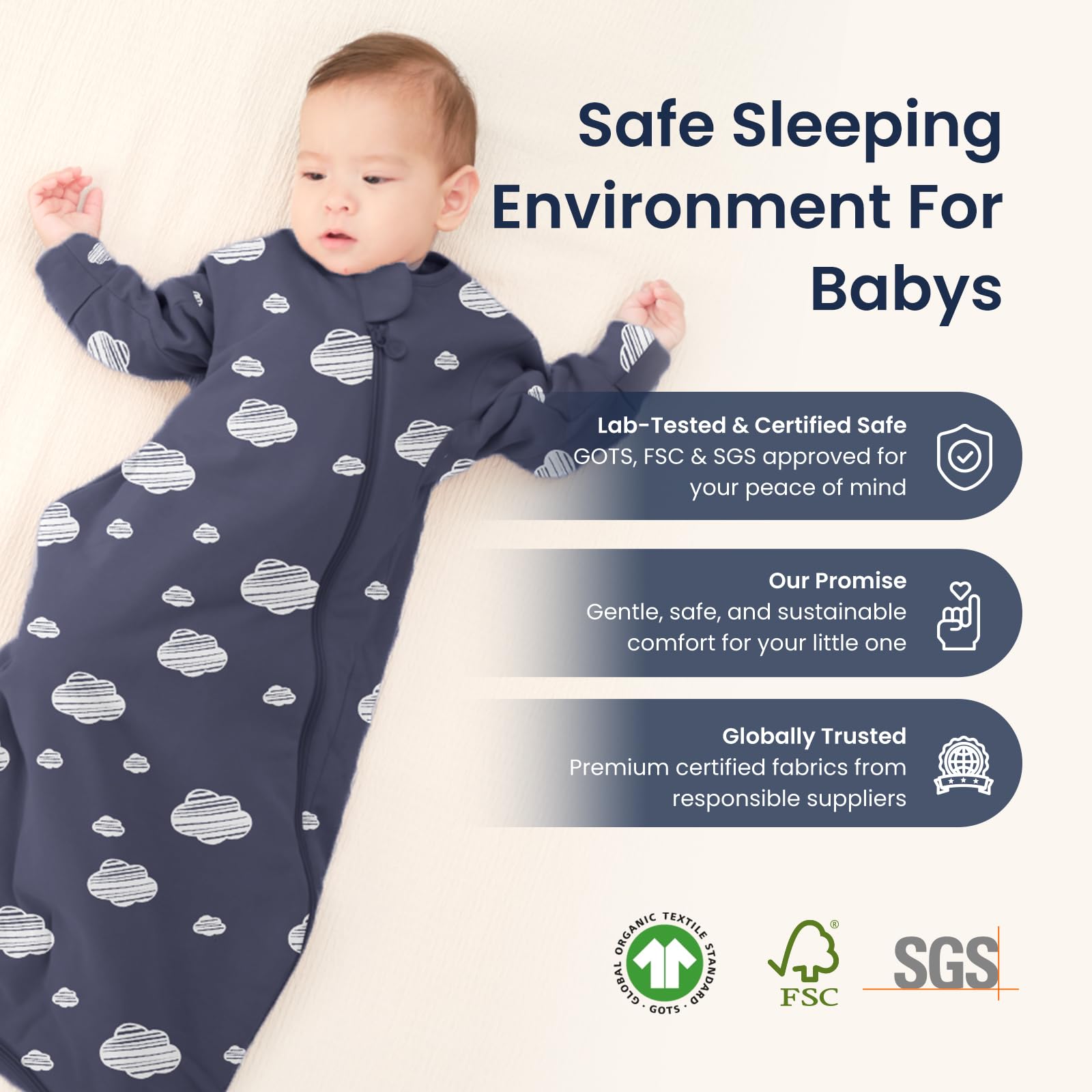 Kaiya Baby sleep bag gift idea packaging
