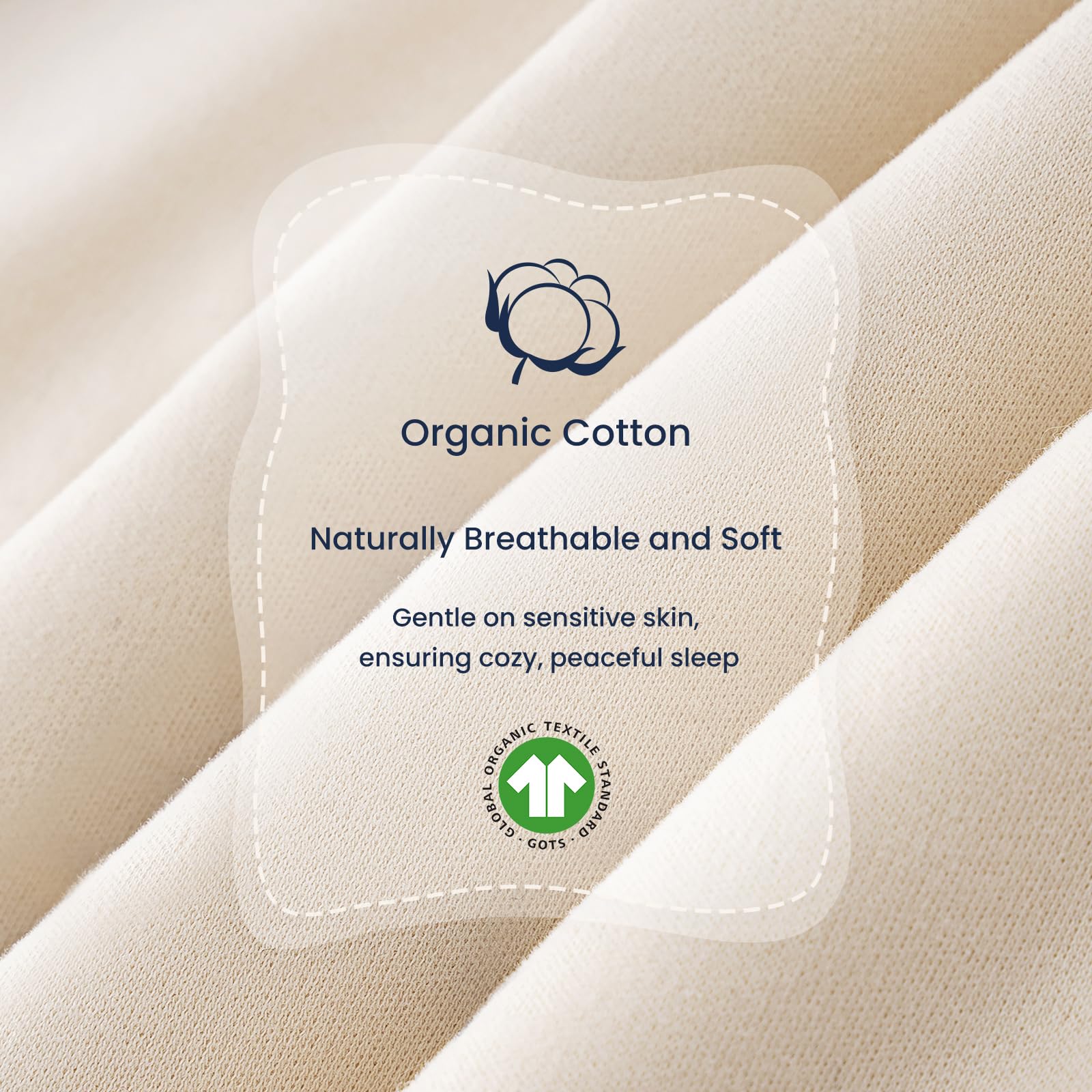 Kaiya Baby sleeping bag secure neckline preventing slips