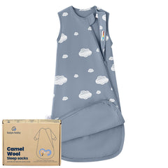 Kaiya Baby sleeping bag close-up showing organic cotton fabric softness for gentle skin