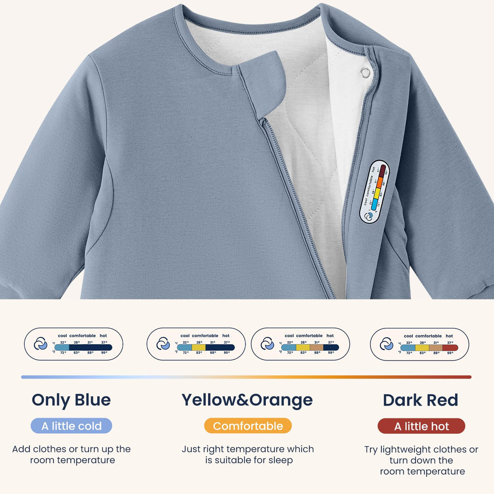 Kaiya Baby sleeping bag wash care demonstrates durable, easy-clean fabric.