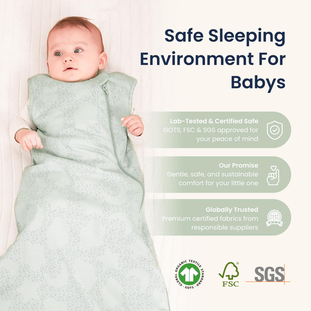 Kaiya Baby sleeping bag machine-wash durability for many washes.