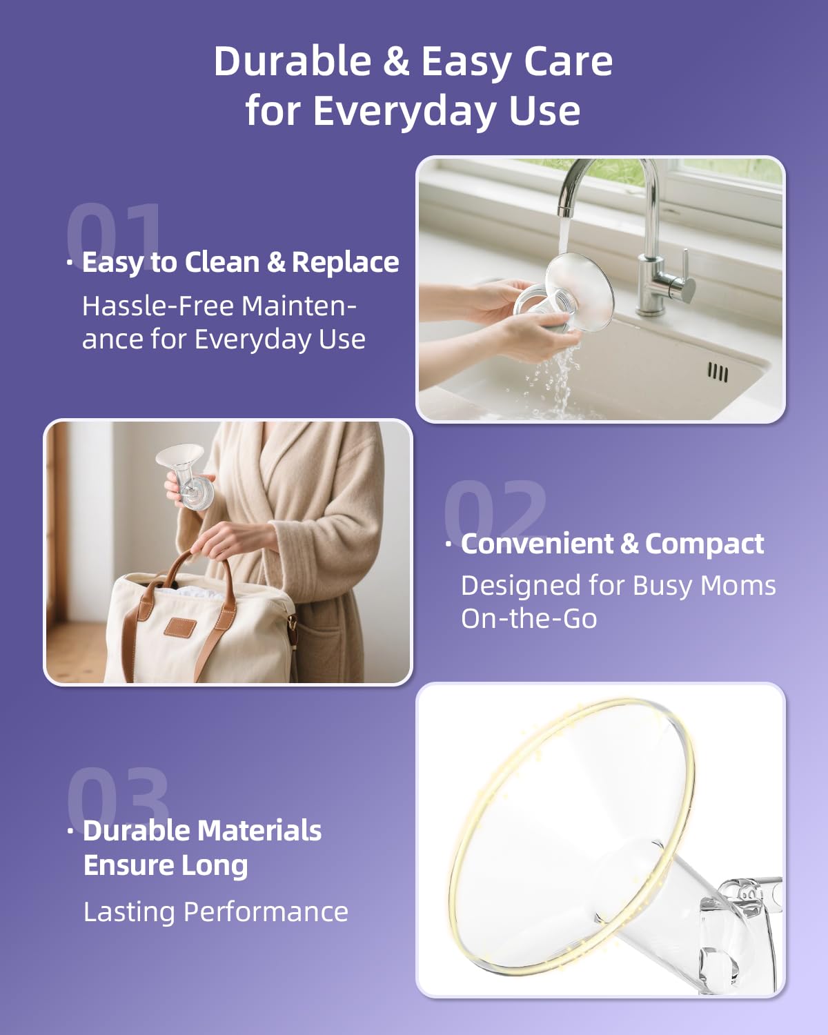 KAIYIV night-time pumping comfort supports quiet, relaxed sessions.