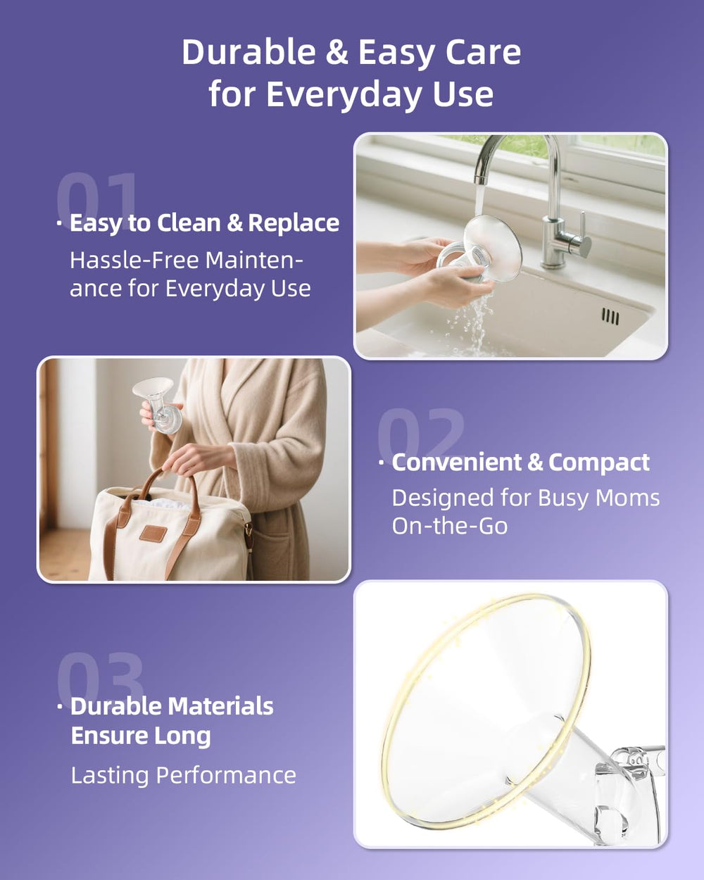 KAIYIV night-time pumping comfort supports quiet, relaxed sessions.