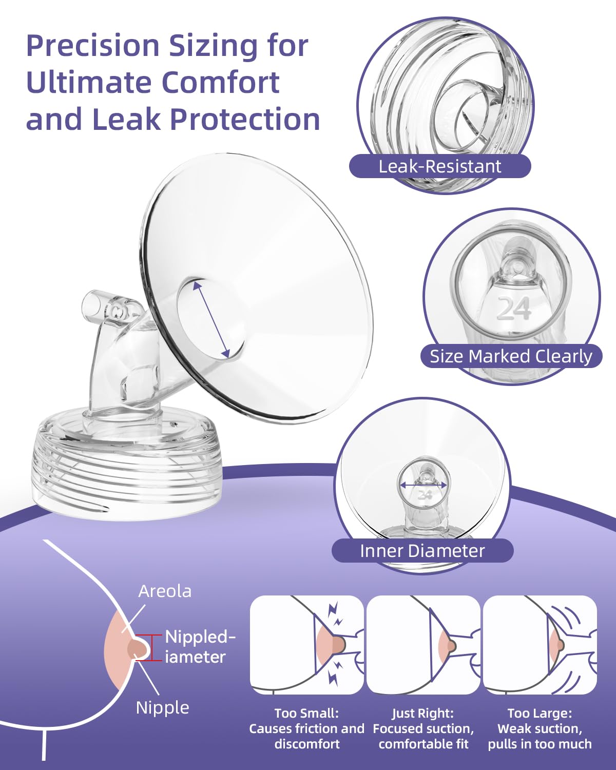 KAIYIV Spectra duckbill valve close-up showing responsive seal for steady suction