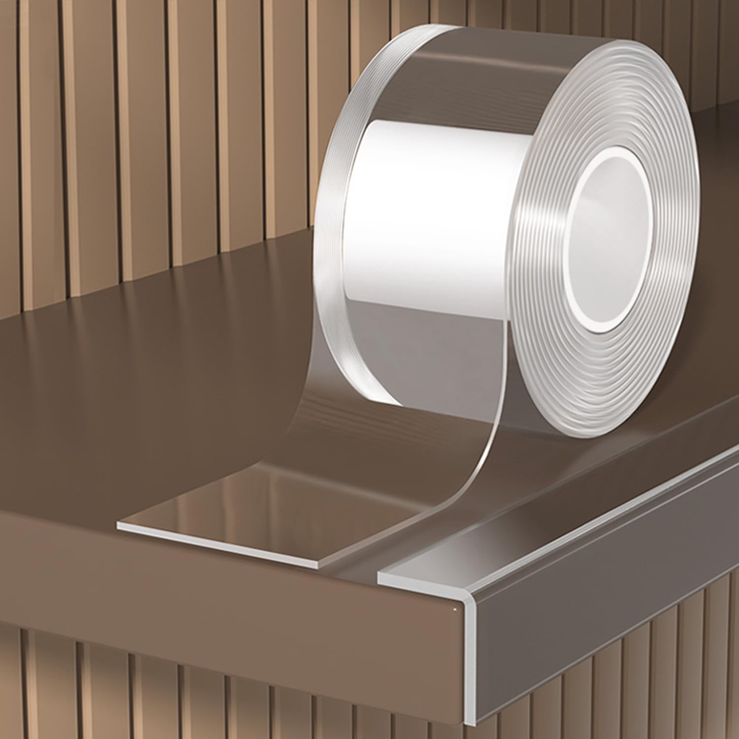 KAIYUER edge corner protector on a wooden table edge for scratch protection