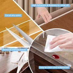 KAIYUER peel-and-stick adhesive strip shown for easy installation