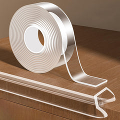 KAIYUER Edge Corner Protector on a table edge for discreet child-safe protection.