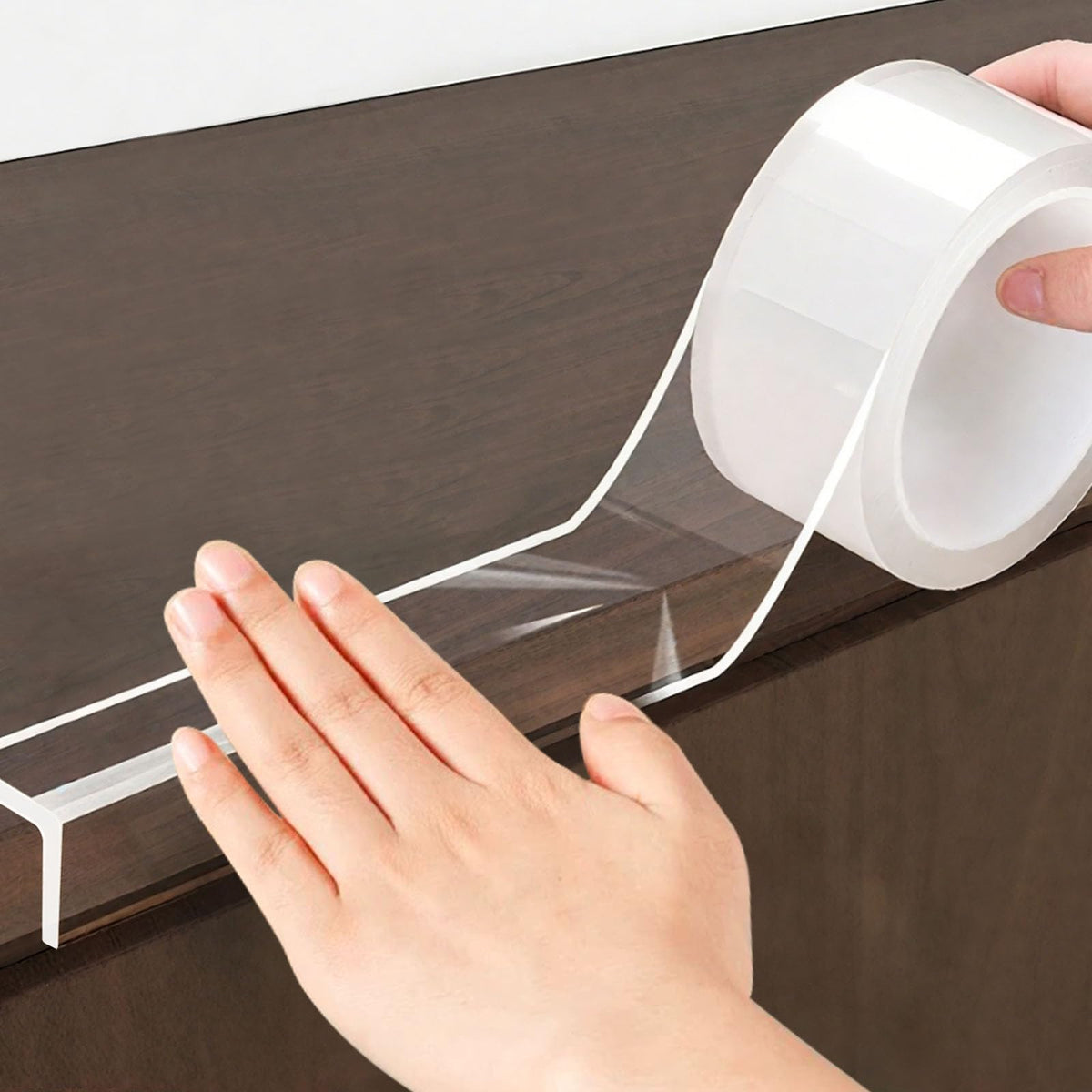 KAIYUER edge protector clear closeup — transparent protection for furniture corners.