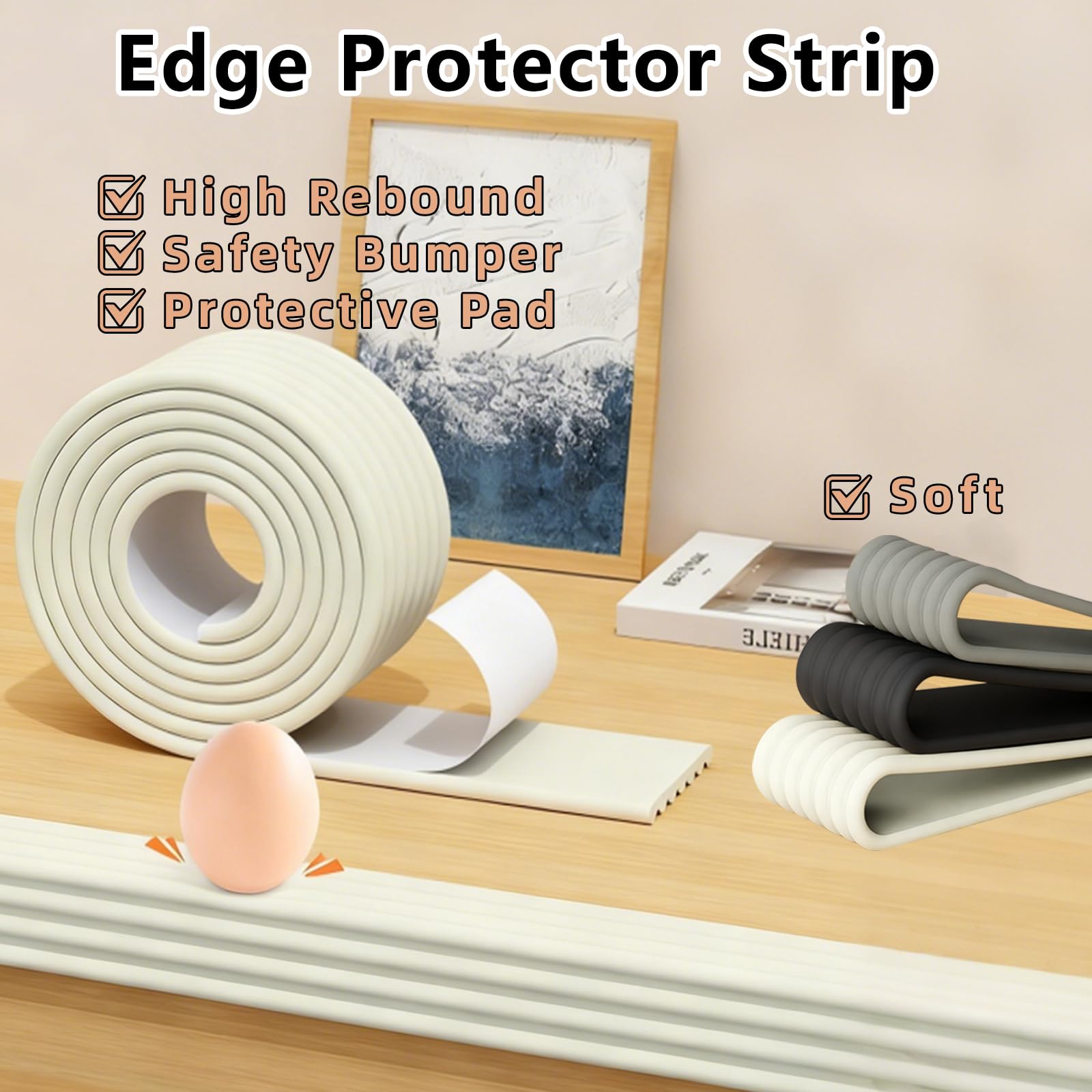 KAIYUER safety-bumpers-kitchen-counter-use illustrate versatile protection during meal prep
