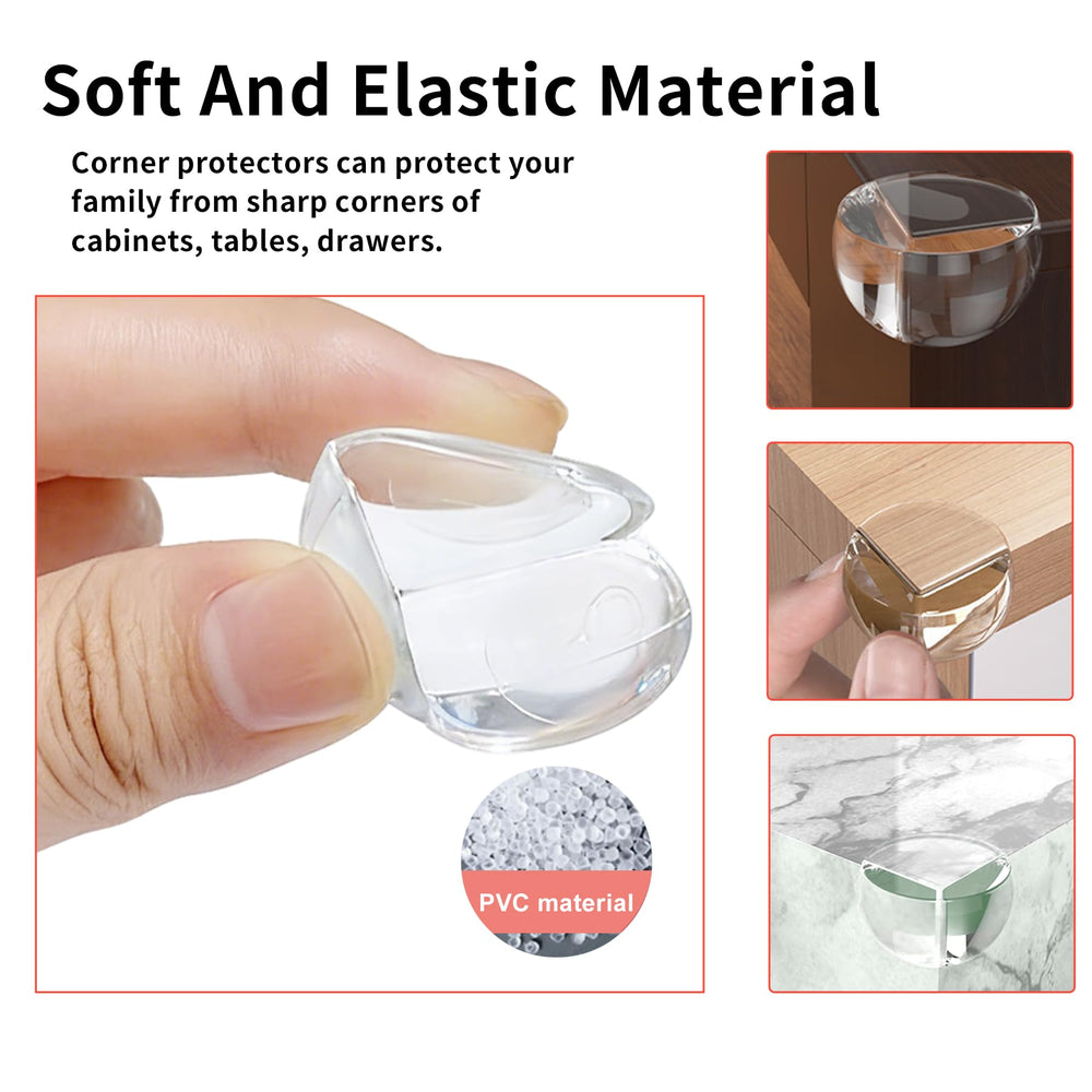 KAIYUER self-adhesive corner covers install quickly for safe furniture.