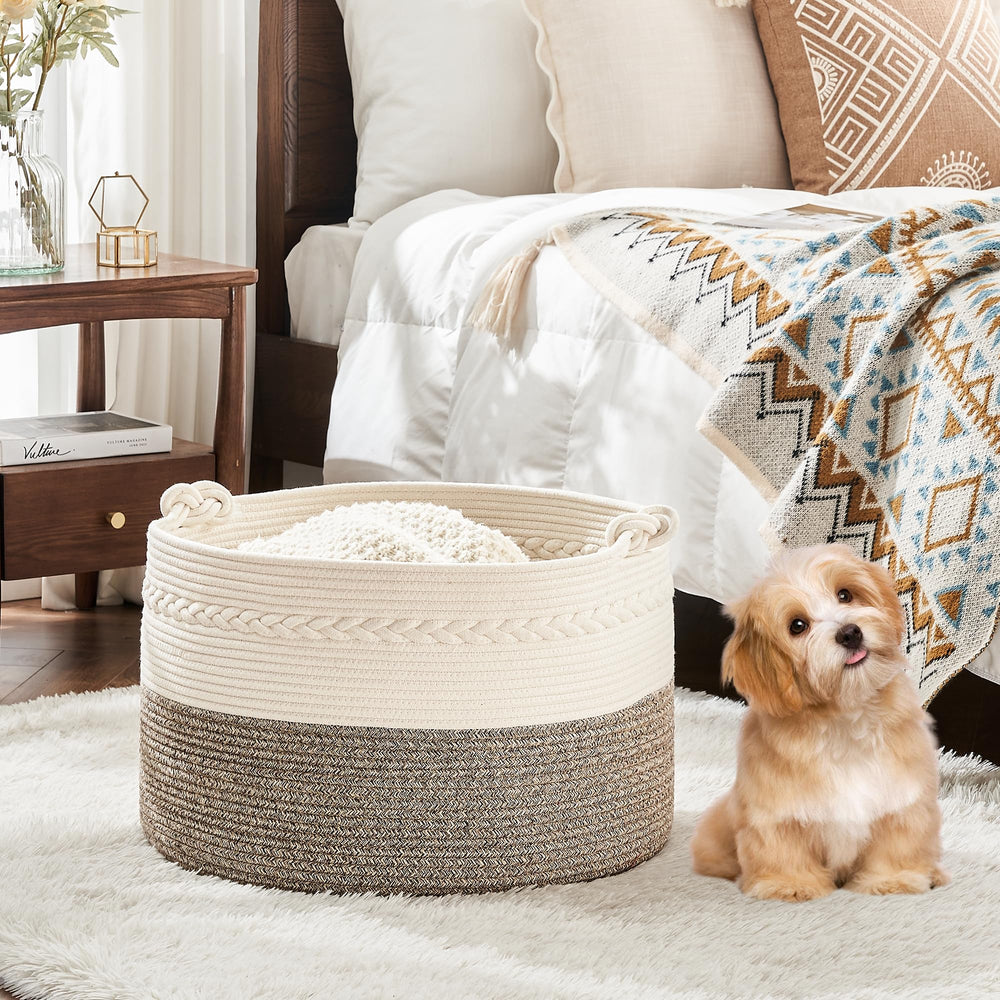 KAKAMAY nursery organizer doubles as toy storage for a playful, organized nursery.