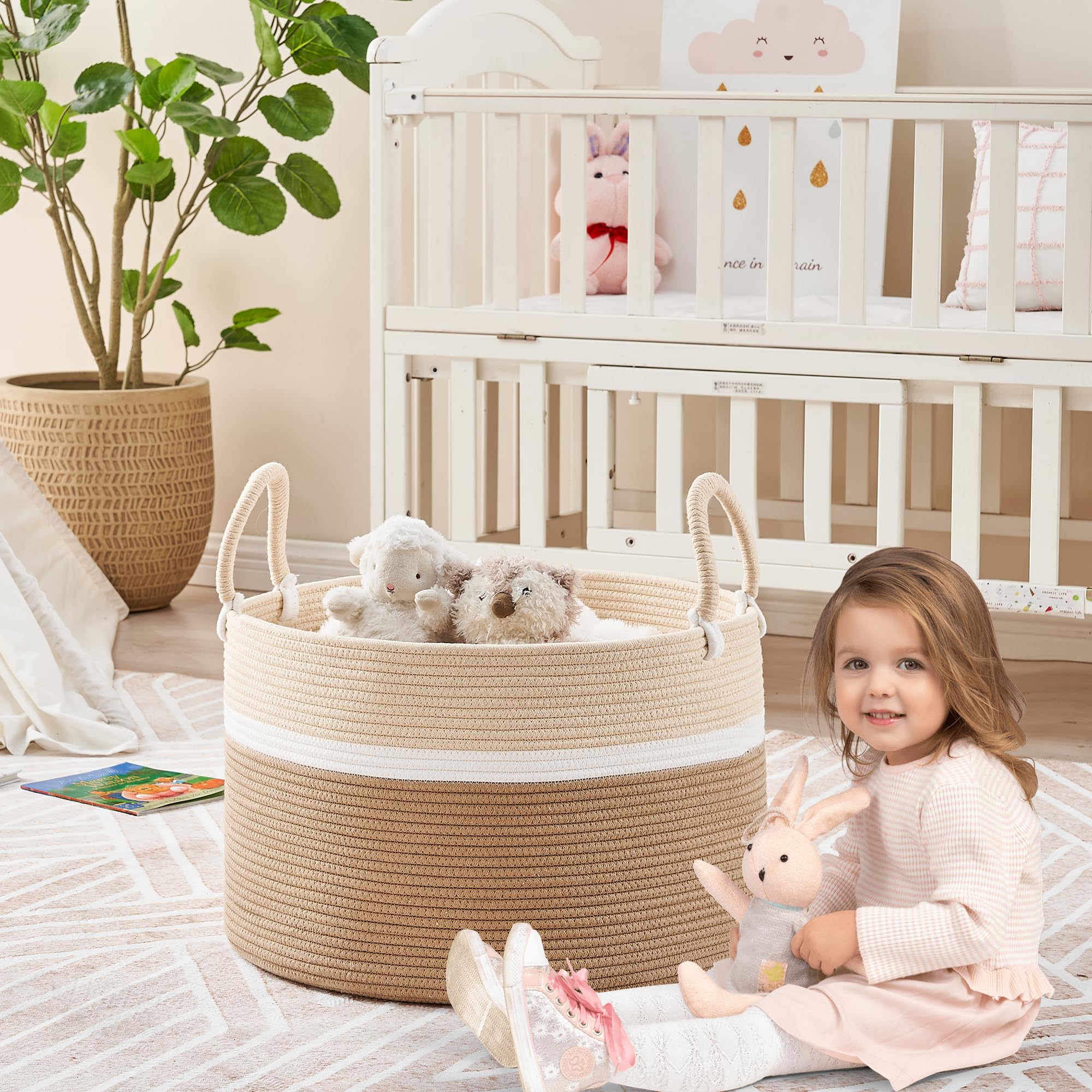 KAKAMAY rope texture highlights natural cotton weave and durability