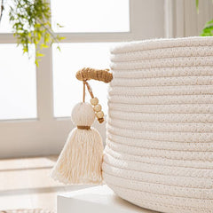 KAKAMAY nursery basket organizing baby clothes and toys neatly