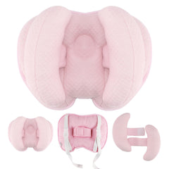 KAKIBLIN 2-in-1 baby head pillow gives full travel head and neck support for infants