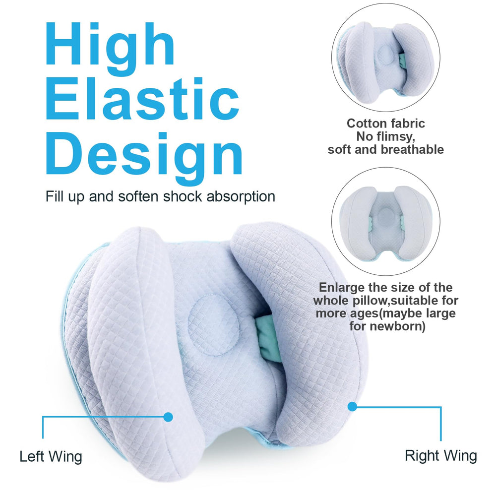 KAKIBLIN 2-in-1 pillow head stability in stroller and swing
