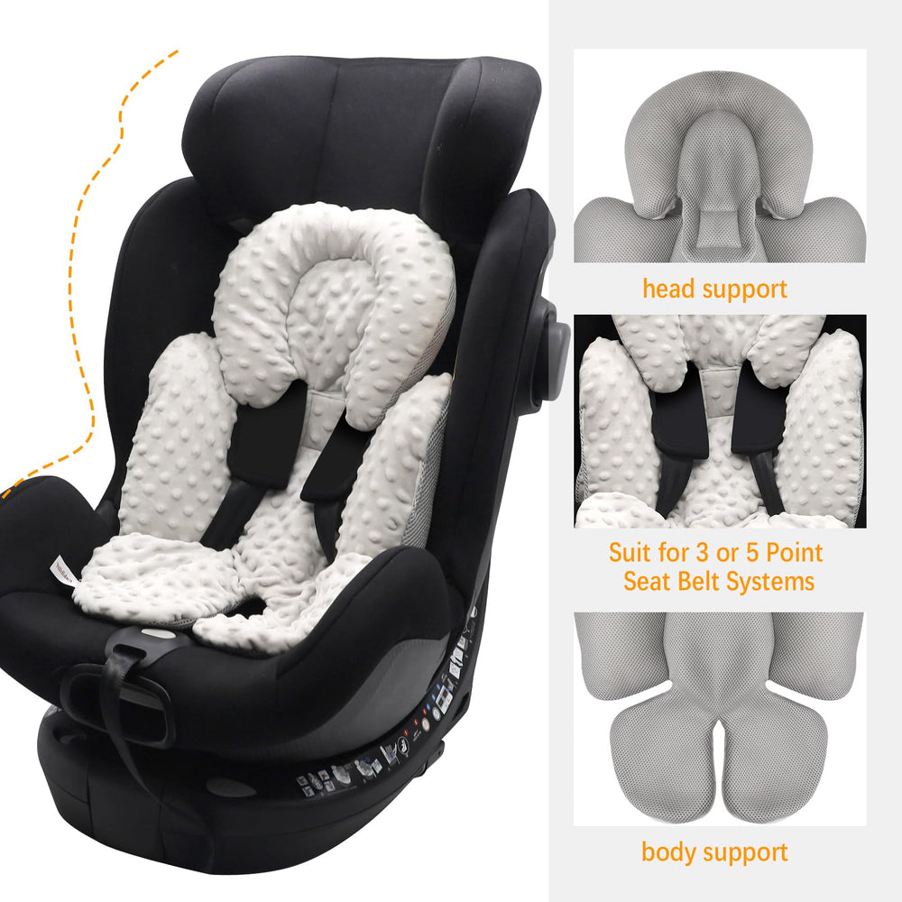 KAKIBLIN 2-in-1 reversible newborn cushion with dual-sided comfort