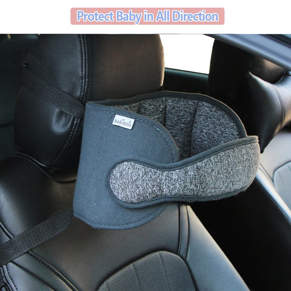 KAKIBLIN adjustable-neck-rest-strap adapts to different head sizes for growing kids.