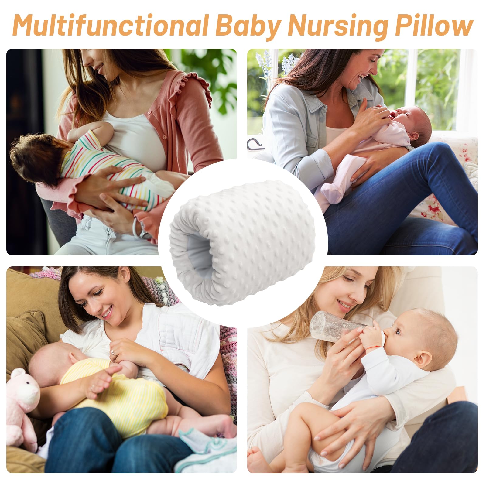 KAKIBLIN machine washable baby feeding pillow for hygienic year-round use.