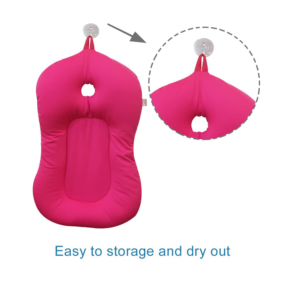 KAKIBLIN baby bath mat travel-friendly design for on-the-go baths.