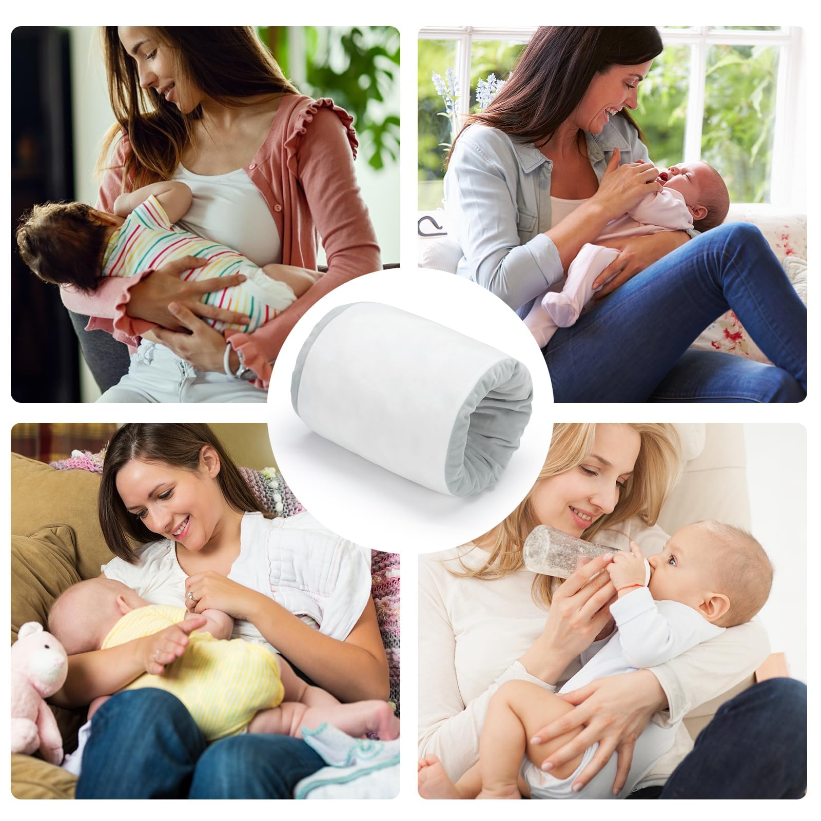 KAKIBLIN baby feeding pillow features a classic pattern ideal for gifts.