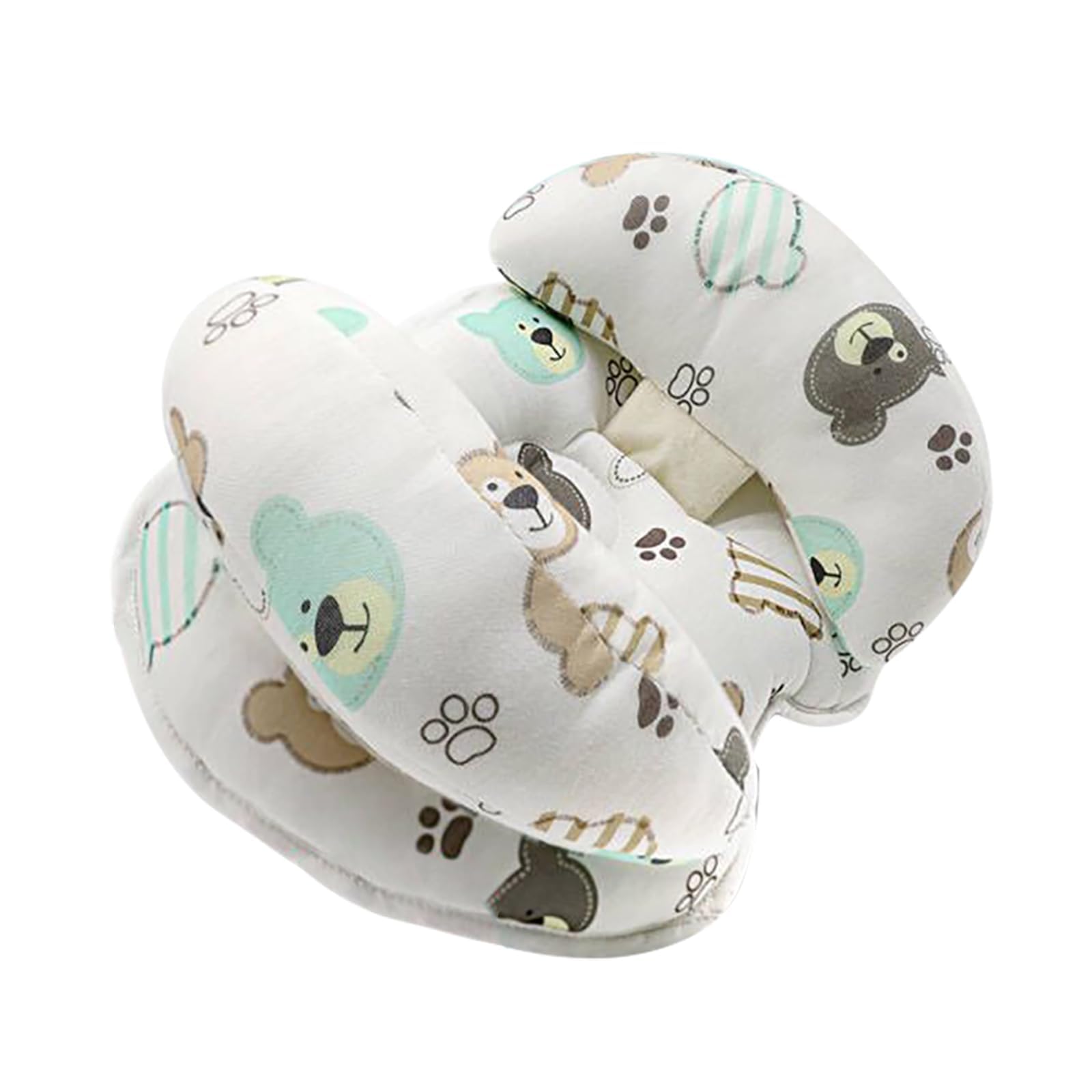 KAKIBLIN banana-bear soft fabric pillow ensures cozy touch and breathable comfort.