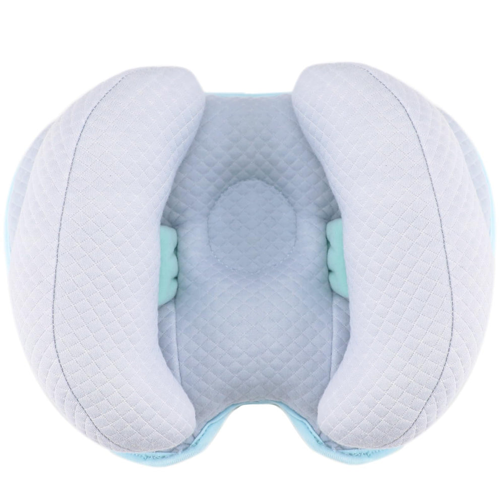 KAKIBLIN baby head neck support pillow closeup in soft cotton fabric for gentle comfort