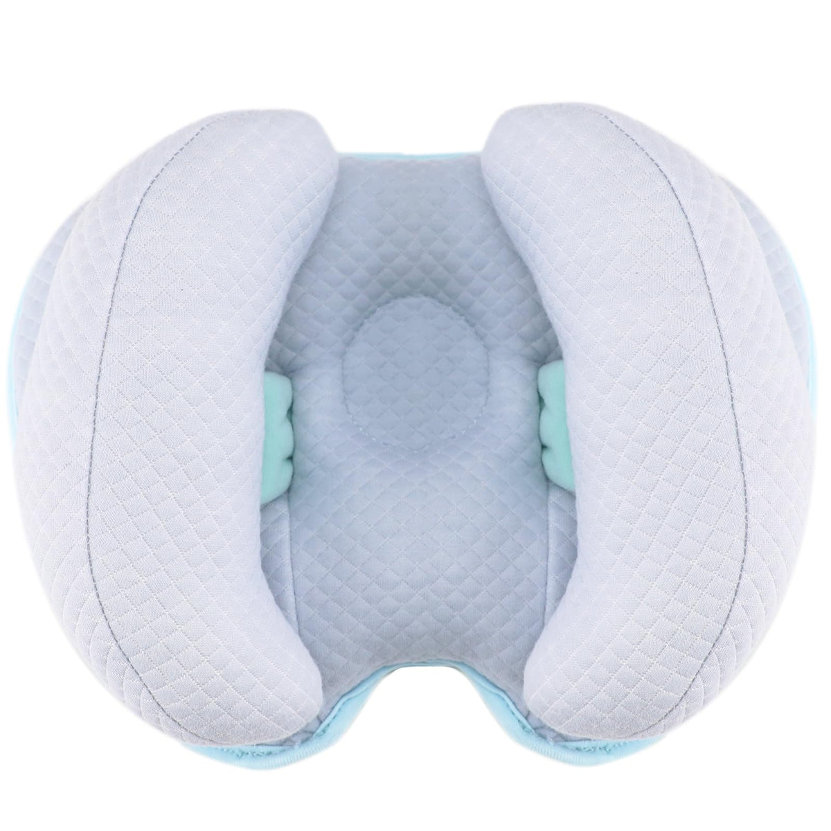 KAKIBLIN baby head neck support pillow closeup in soft cotton fabric for gentle comfort