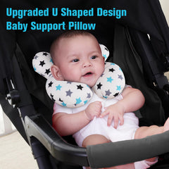 KAKIBLIN Baby Head Pillow soft fabric closeup showcases skin-friendly comfort