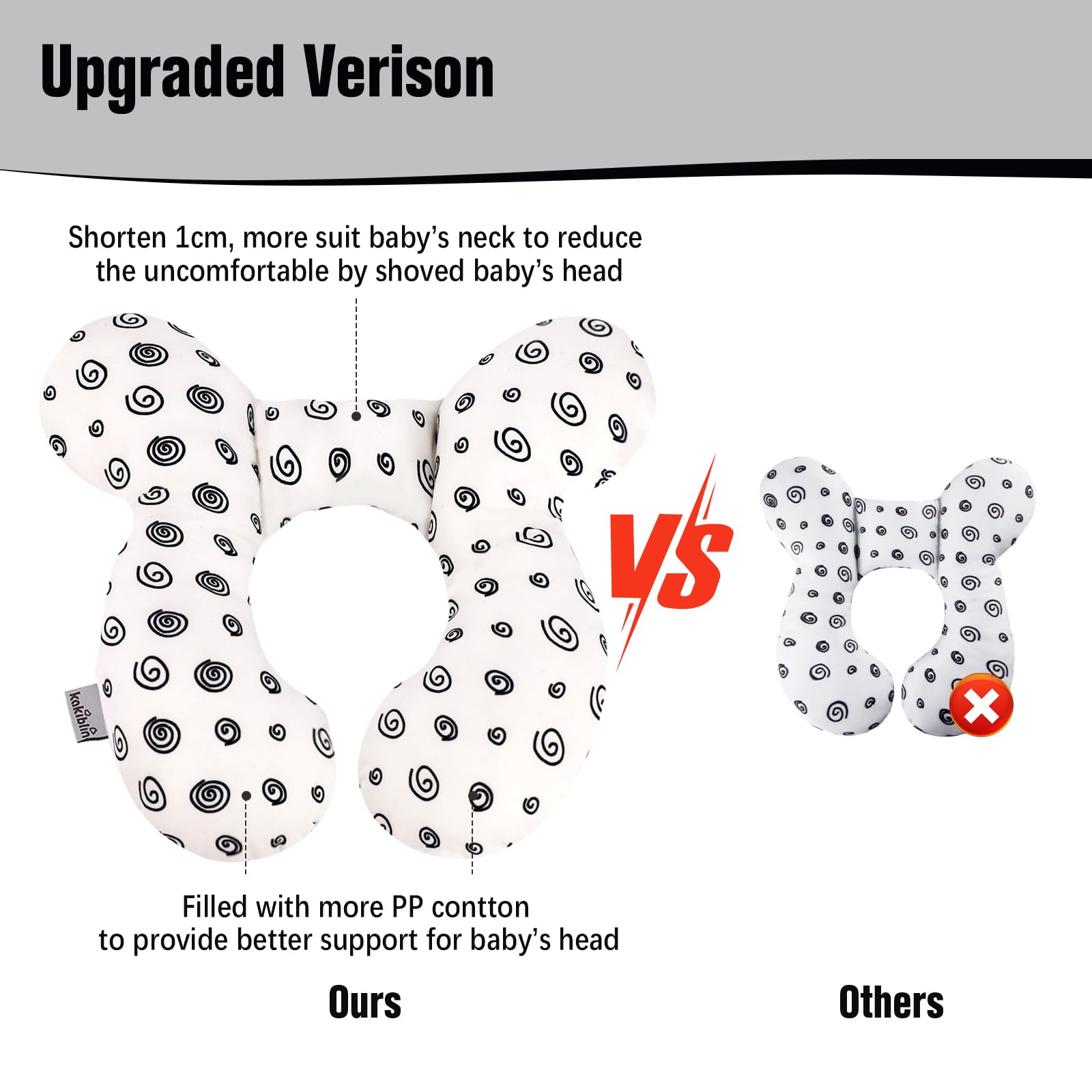 KAKIBLIN PP cotton inside ensures cozy cushioning comfort.