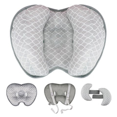 KAKIBLIN baby neck pillow travel 2in1 provides stable head support for infants