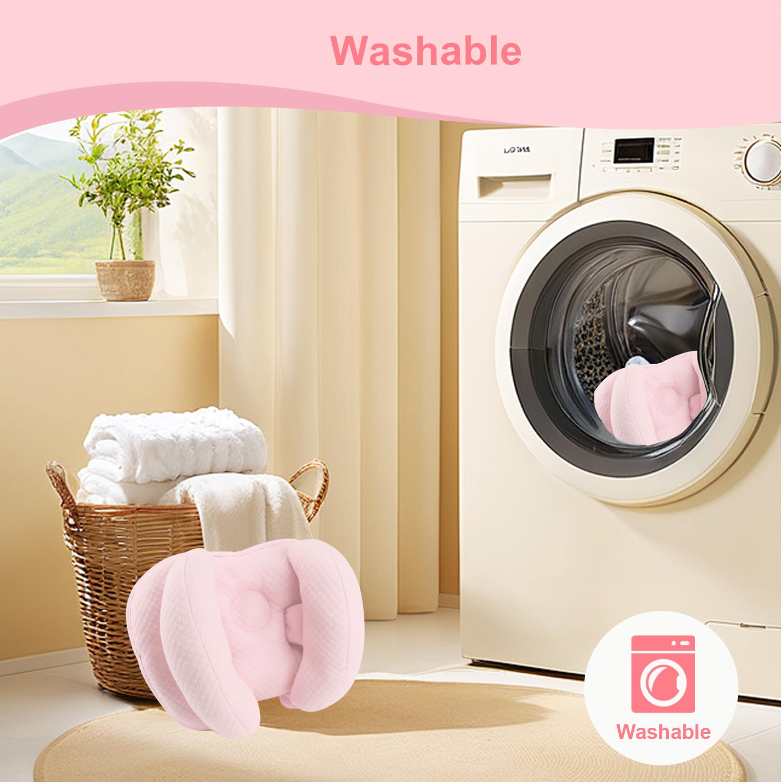 KAKIBLIN baby pillow emphasizes safety and comfort during outings.