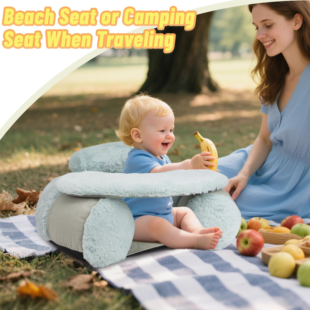 KAKIBLIN Baby Sit Me Up Seat folds flat for travel