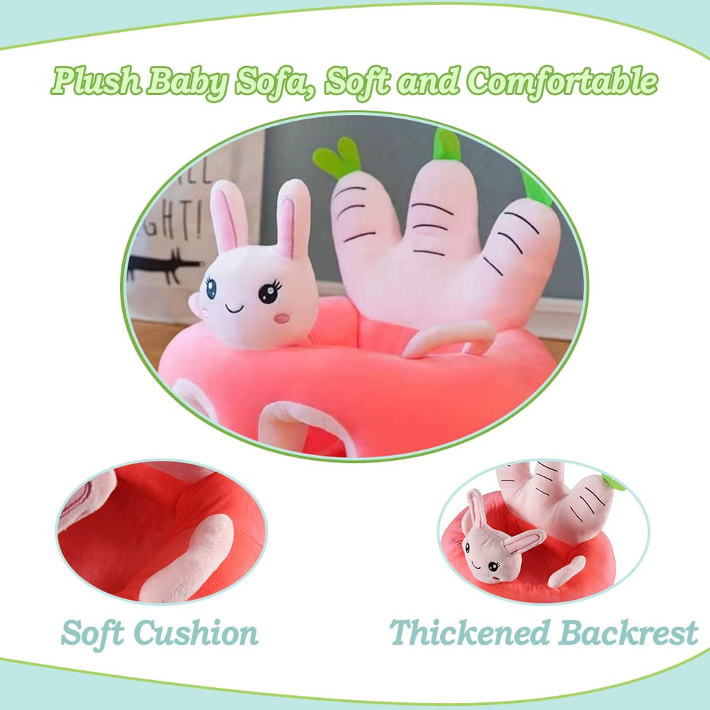 KAKIBLIN baby sofa back view emphasizing upright seating support.