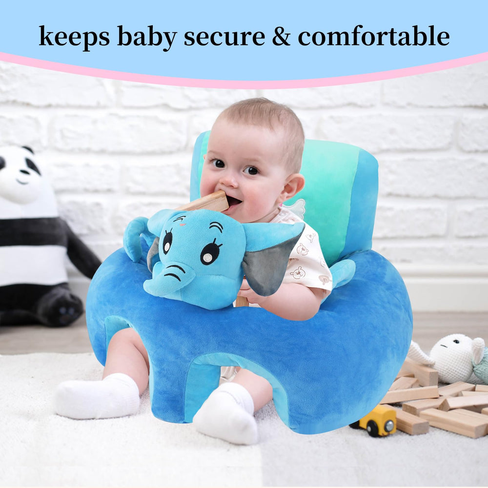 KAKIBLIN baby support sofa side view highlights portable room-friendly design