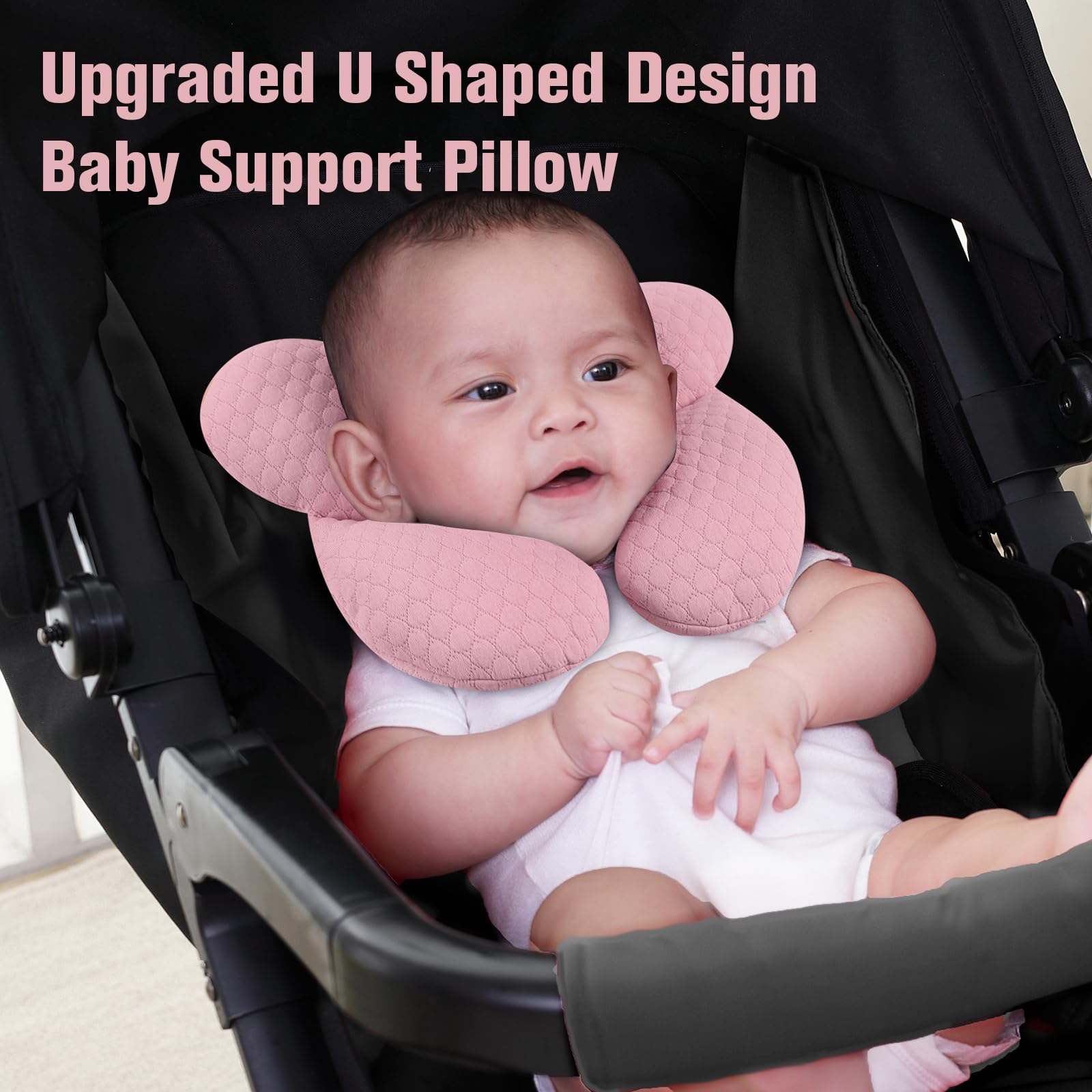 KAKIBLIN infant head support in stroller during outings for comfort