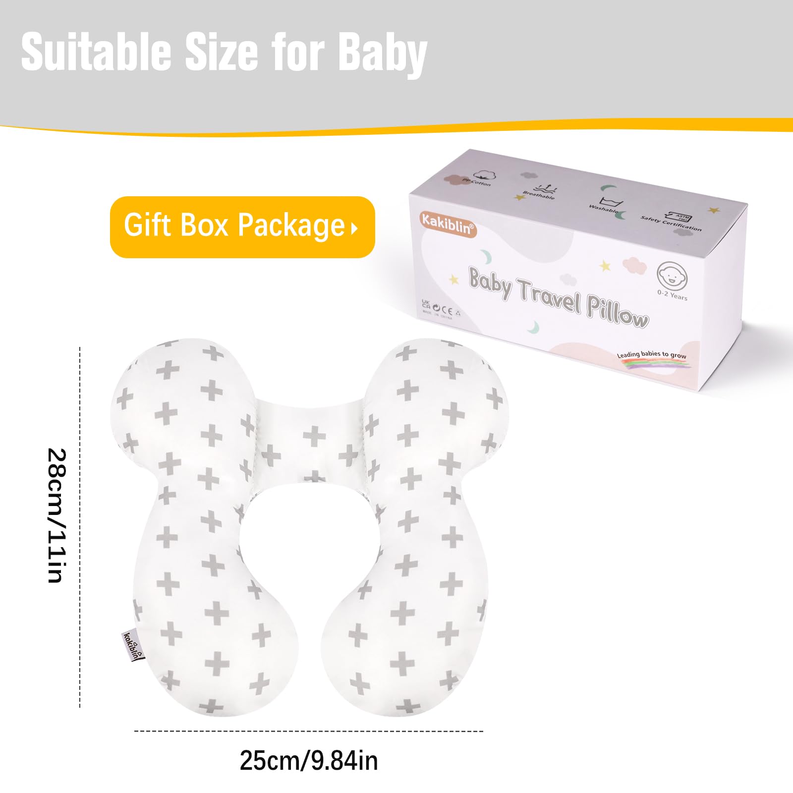 KAKIBLIN Twig size 25x28cm fits many infant seats with snug fit