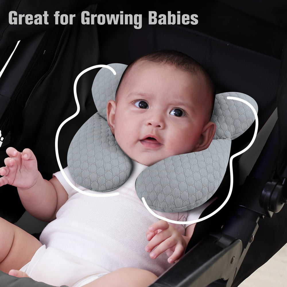 KAKIBLIN pillow uses soft fabric and PP cotton for gentle baby skin comfort.
