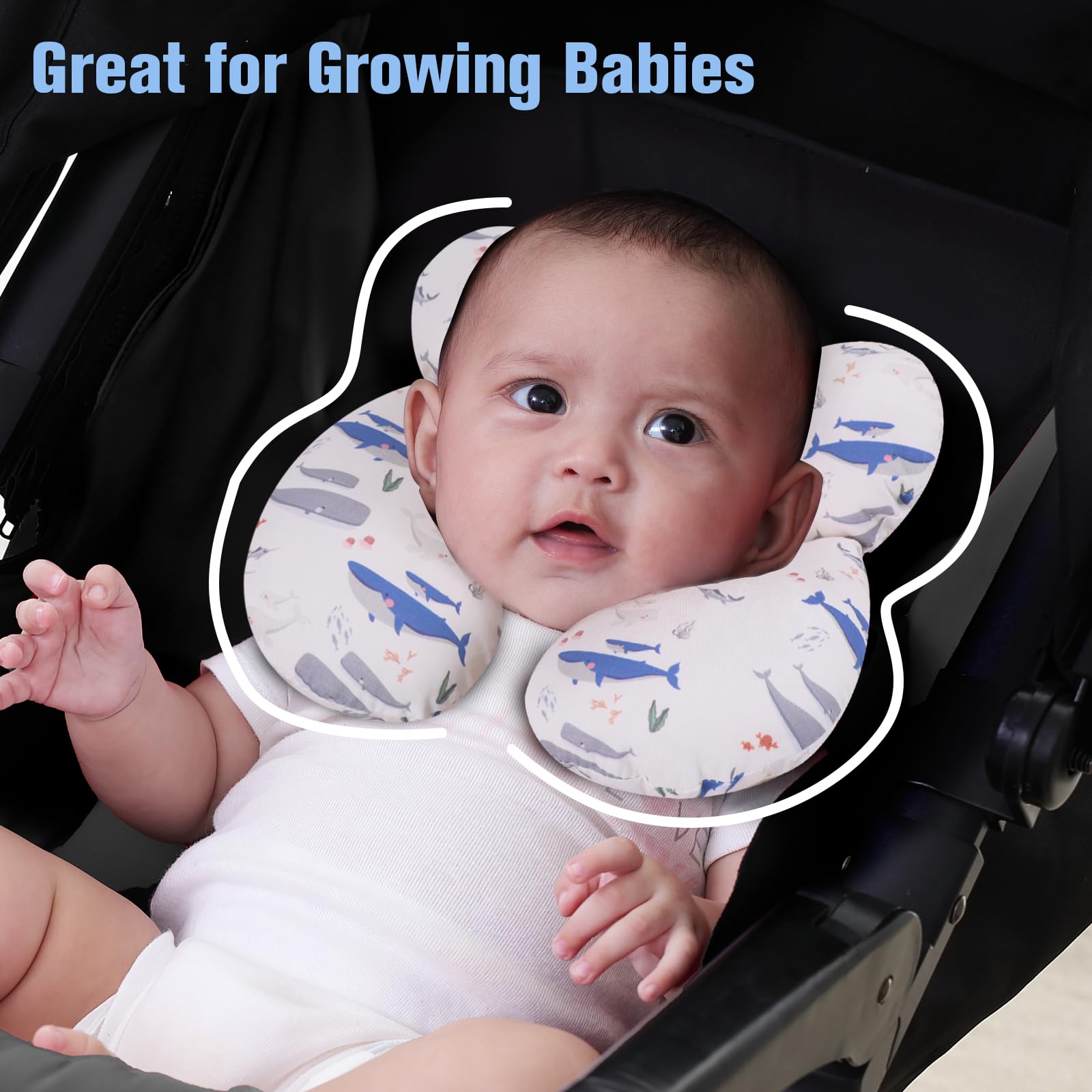 KAKIBLIN soft fabric with PP cotton provides a gentle touch against baby's skin.