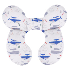 KAKIBLIN Baby Travel Pillow with U-shaped design offers secure head and neck support on the go.
