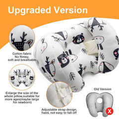 KAKIBLIN banana neck pillow with adjustable back enables neck alignment on the fly.