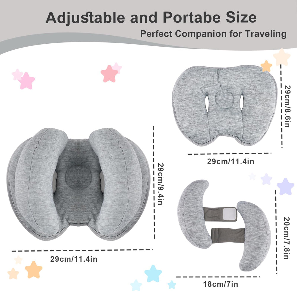 KAKIBLIN removable banana neck pillow close-up emphasizes cushioning