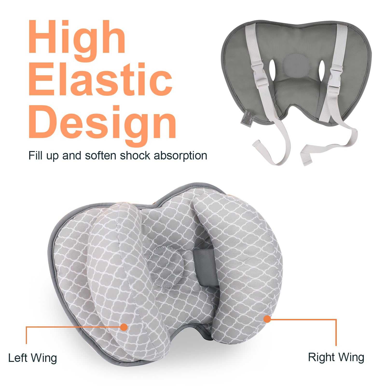 KAKIBLIN banana shape design highlights ergonomic support on a stroller