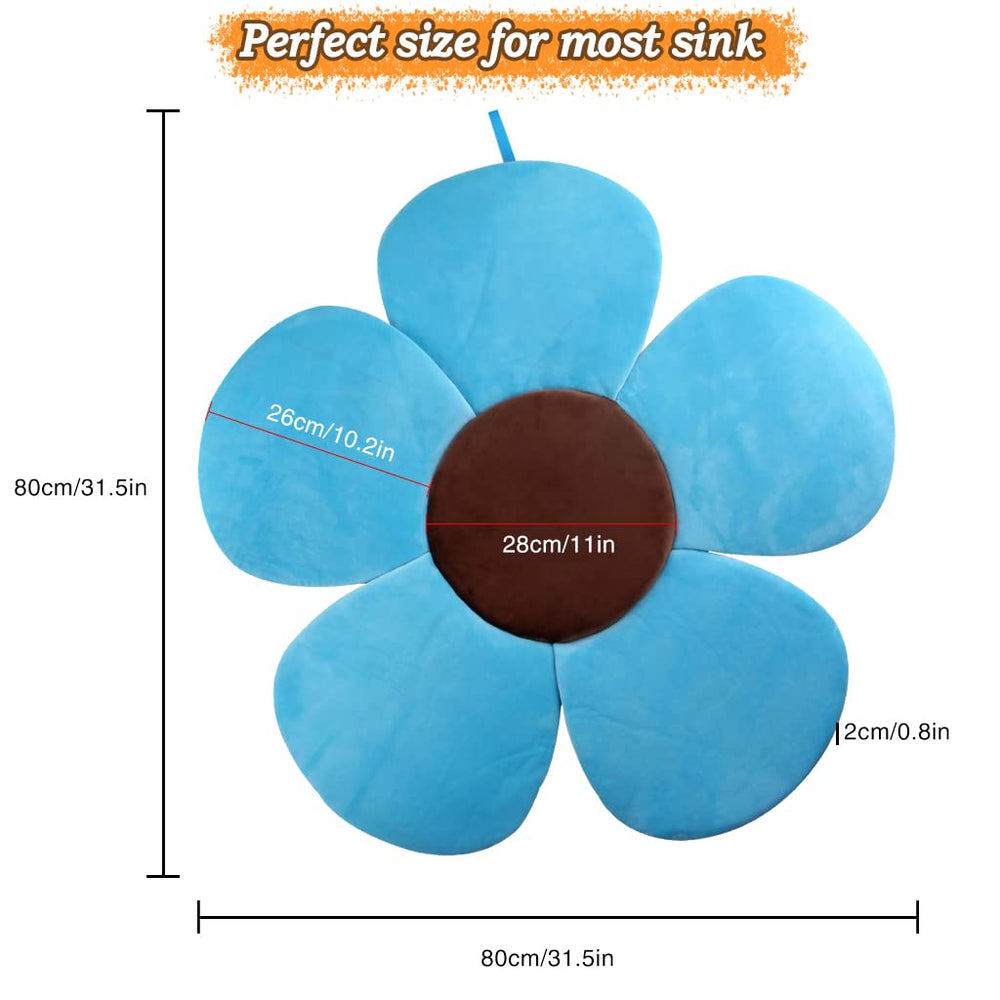 KAKIBLIN bath sink pad blue travel-ready solution for on-the-go bathing.