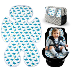 KAKIBLIN car seat cooling pad front view offering immediate cooling on hot days